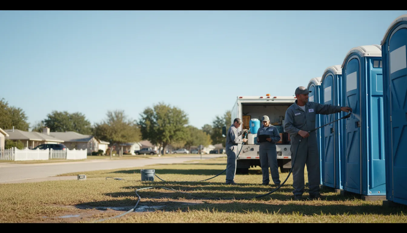 Long-Term Portable Toilet Rental in Gause, TX near me